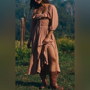 NEW Free People Oasis Midi Dress Small